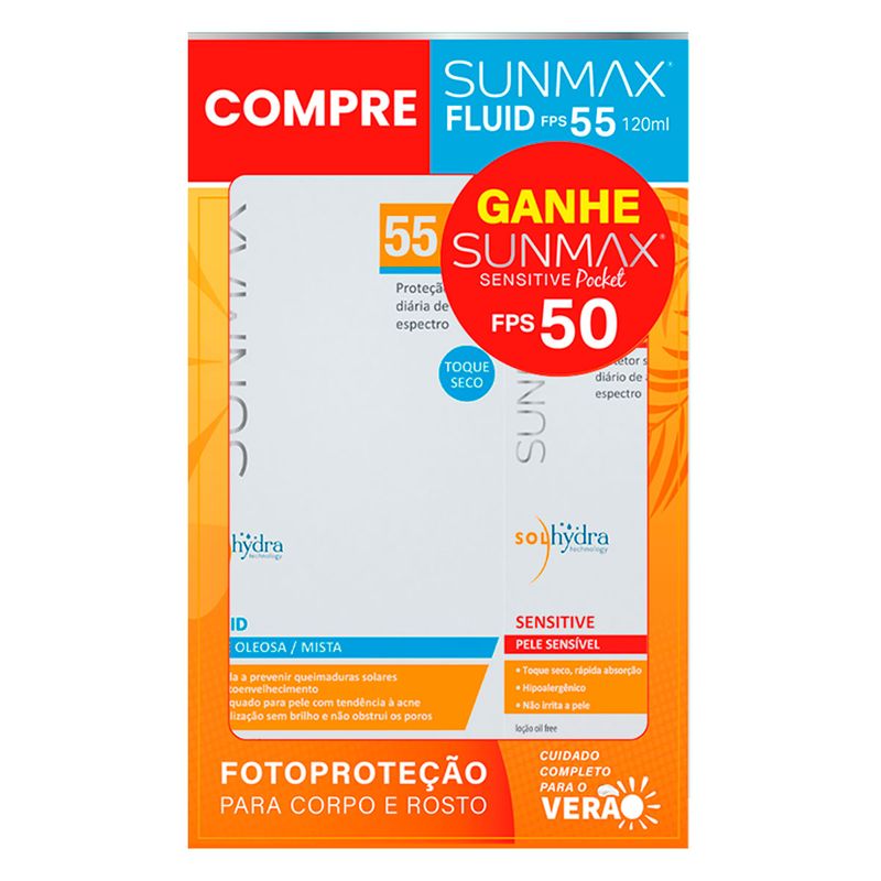 sunmax-fluid-fps55-120ml-mais-sunmax-sensitive-pocket-25ml-gratis-principal