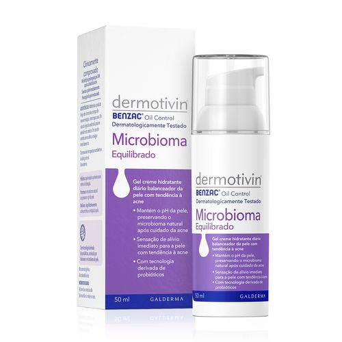 Dermotivin Benzac Oil Control Microbioma Equilibrado 50ml