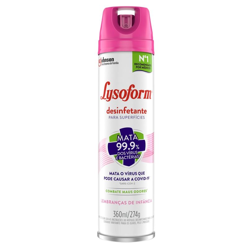 Lysoform Spray Lembranças de Infância 360ml