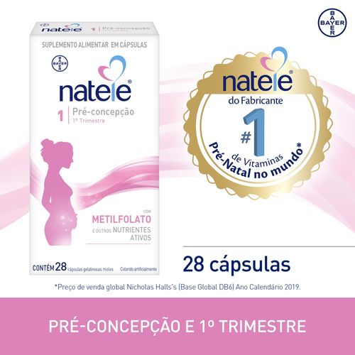 Natele Pré-Concepção Com 28 Cápsulas Gelatinosas