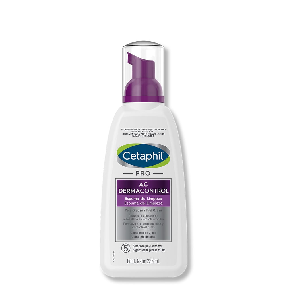 Cetaphil Pro Ac Control Espuma De Limpeza Facial Para Pele Oleosa 236ml Menor preço em Cetaphil Pro Ac Control Espuma De Limpeza Facial Para Pele Oleosa 236ml
