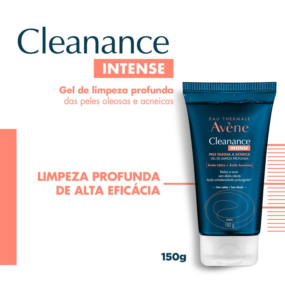 Avene Cleanance Intense Pele Oleosa A Acneica Gel De Limpeza