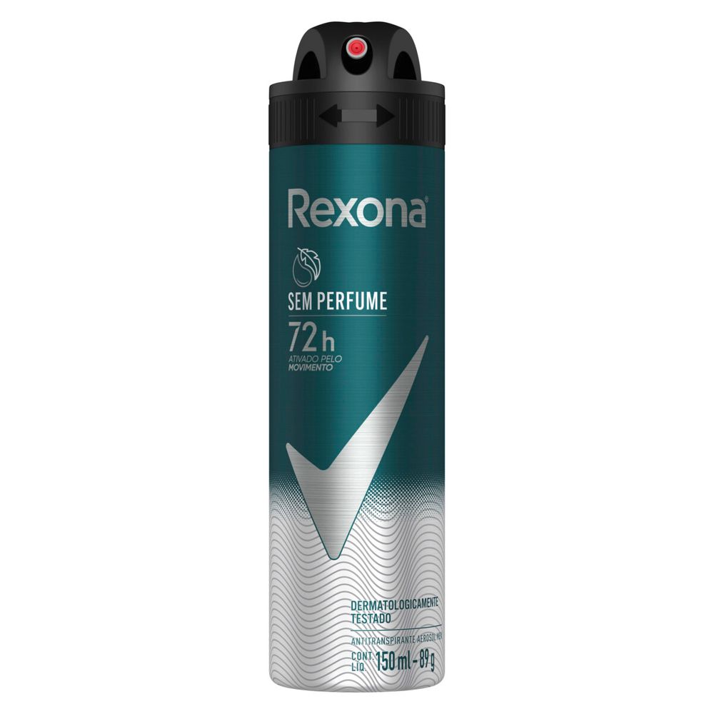 Desodorante Rexona Men Sem Perfume Aerosol 150ml