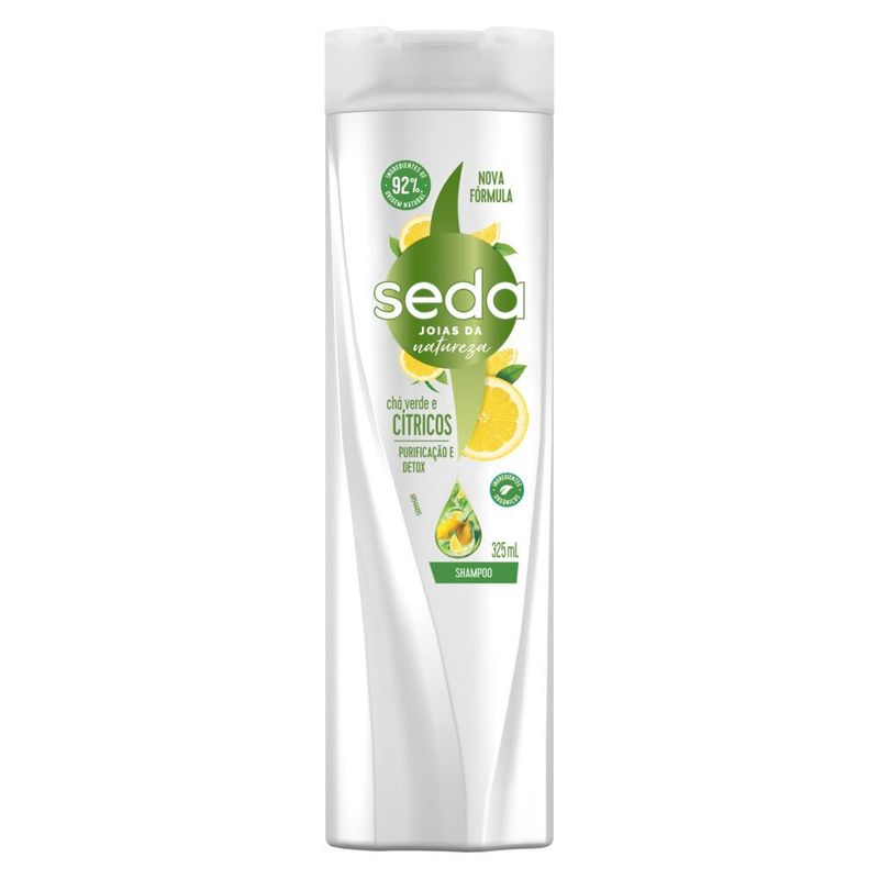 Shampoo Seda Recarga Natural Pureza Detox 325ml - Pague Menos
