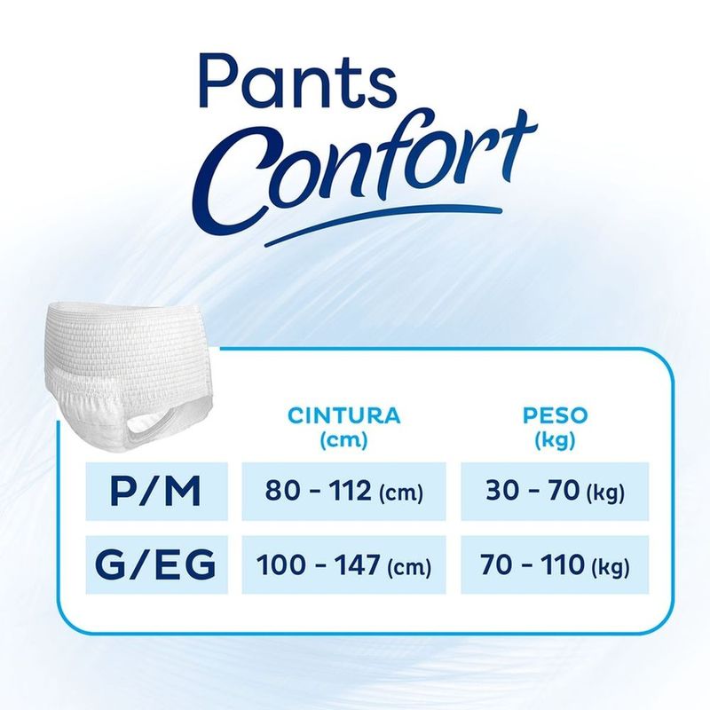 Roupa Íntima Tena Pants Confort Tamanho P/M 24 Unidades - Extrafarma