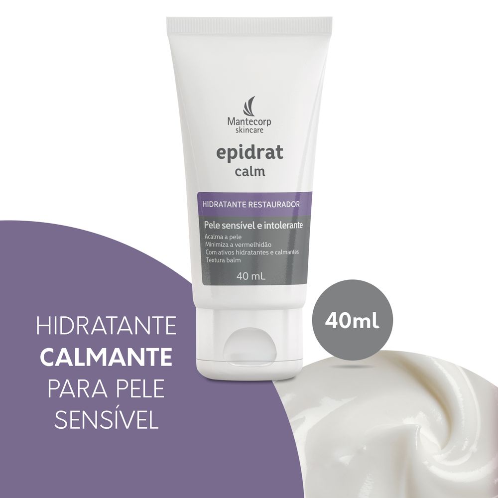 Epidrat Calm Hidratante Facial Pele Sensível 40g Menor preço em Epidrat Calm Hidratante Facial Pele Sensível 40g