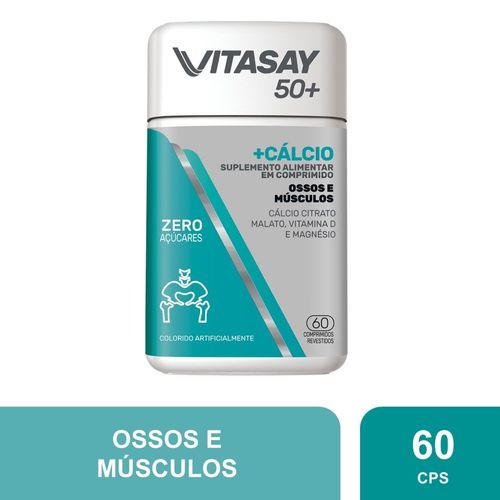 Vitasay 50+ Calcio Com 60 Comprimidos