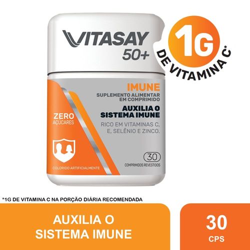 Vitasay 50+ Imune 1g Vitamina C com 30 Comprimidos