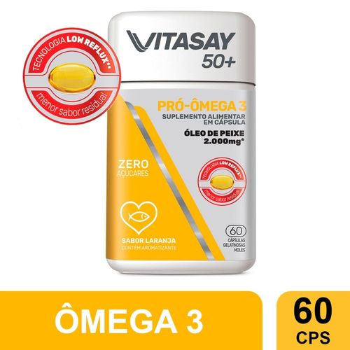Vitasay 50+ Pro-Omega 3 com 60 Cápsulas Moles