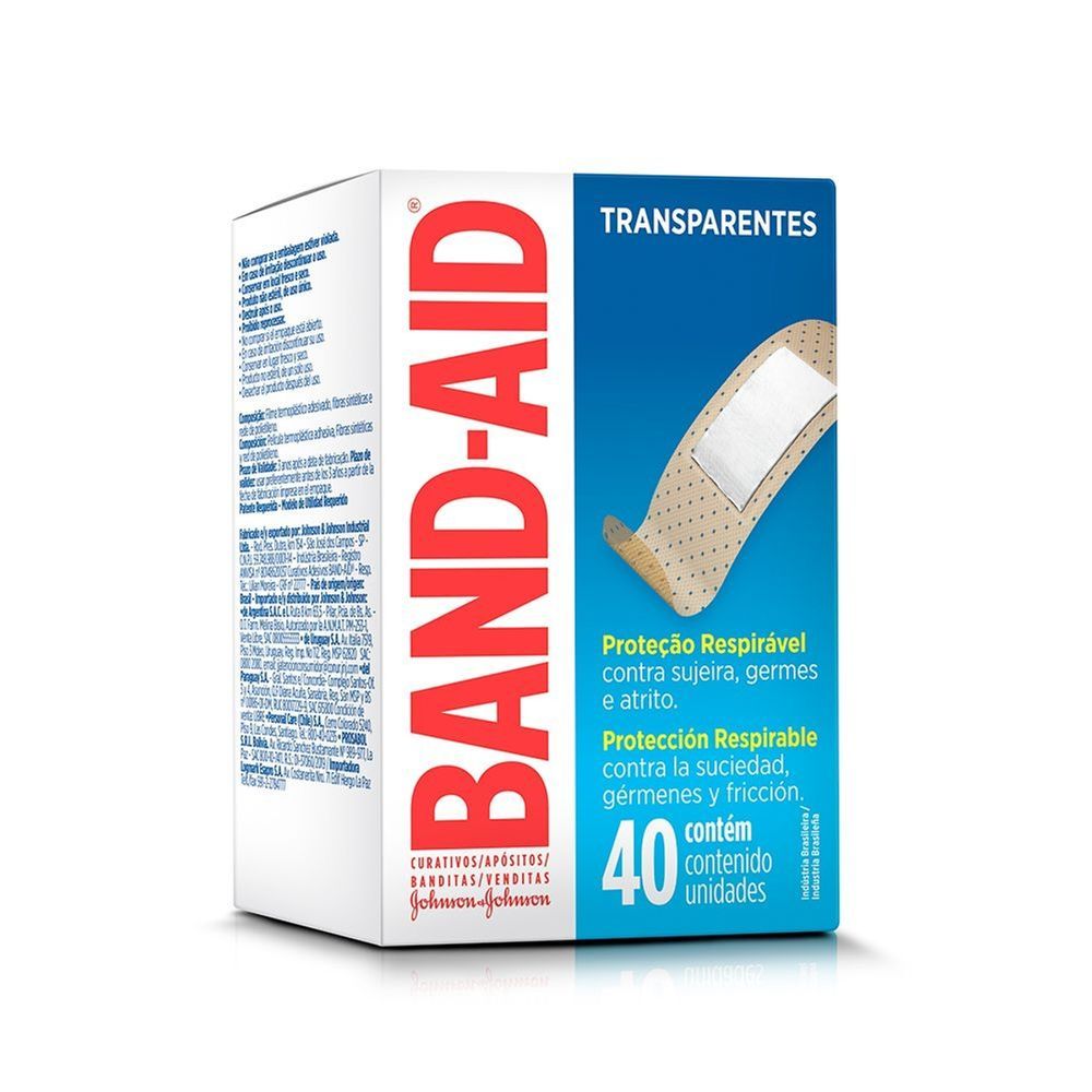 Ofertas de Curativos Band-Aid regular, transparente, leve 40 e pague 30