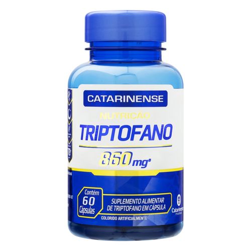 Triptofano 860mg 60 cápsulas Catarinense Nutrição