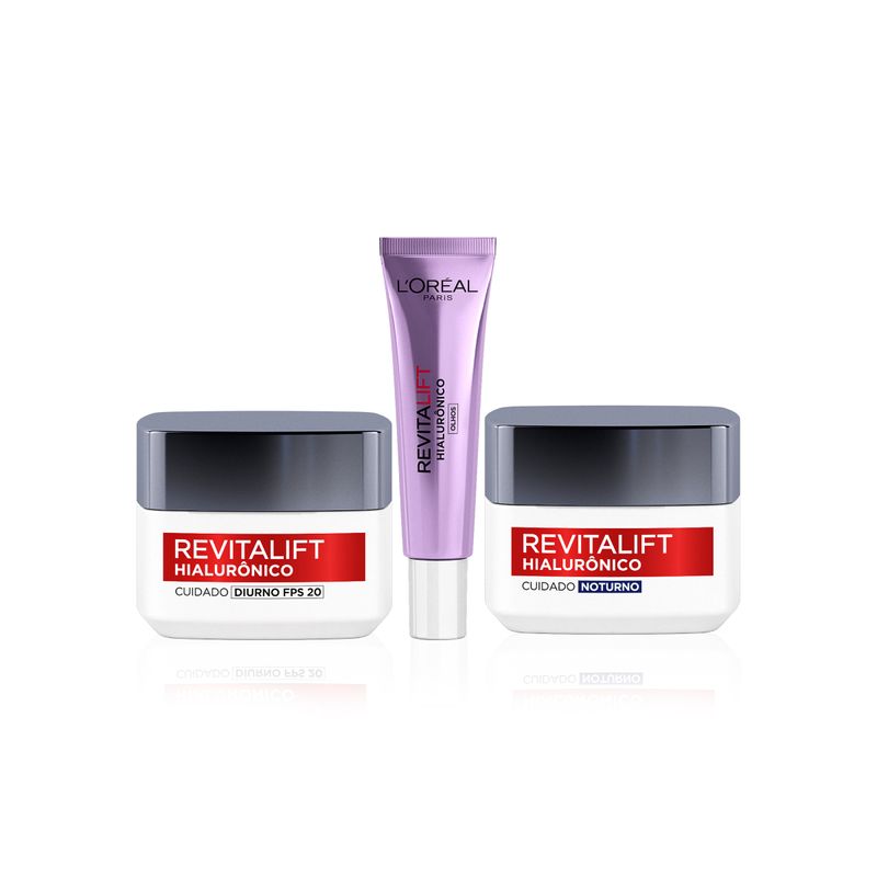 Kit-Tratamento-Facial-L-Oreal-Paris-Revitalift-Hialuronico--Creme-Dia---Noite---Olhos