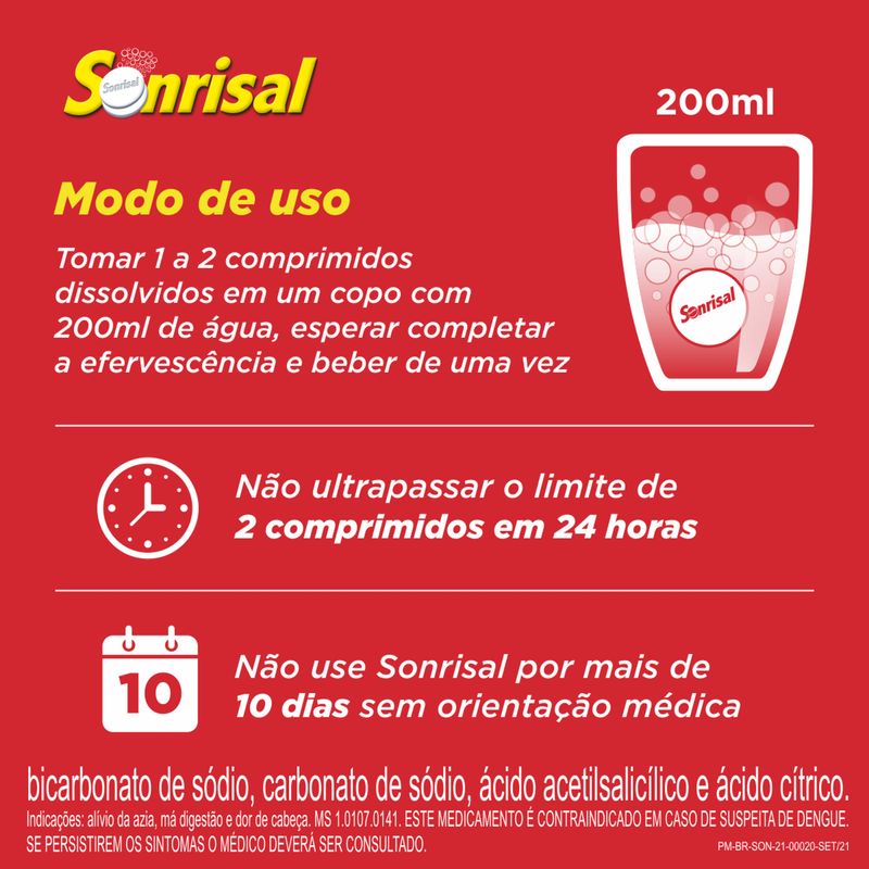 Sonrisal-Tradicional-Dupla-Acao-Antiacido-E-Analgesico-Para-Alivio-Da-Azia-E-Dor-De-Cabeca-Com-10-Pastilhas