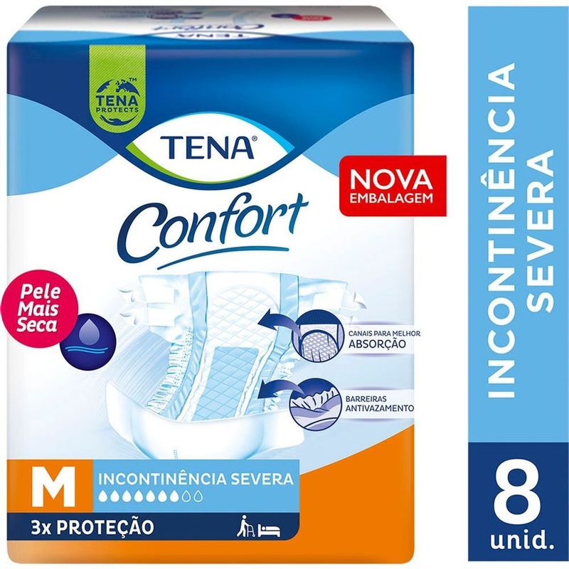 Fralda-Geriatrica-Tena-Confort-Tamanho-M-Com-8-Unidades