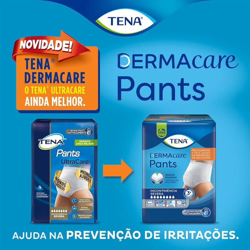 Roupa Para Incontinência Tena Pants Dermacare Tamanho G/Eg Com 24 Unidades  - Pague Menos