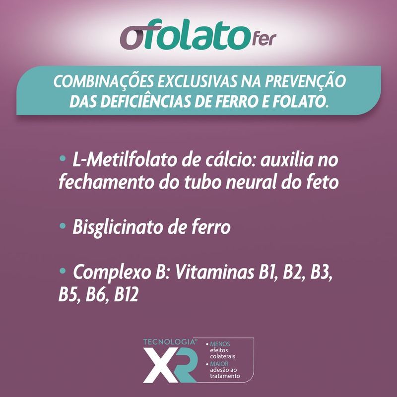 Ofolato D Fer 1000ui Com 30 Comprimidos - Pague Menos