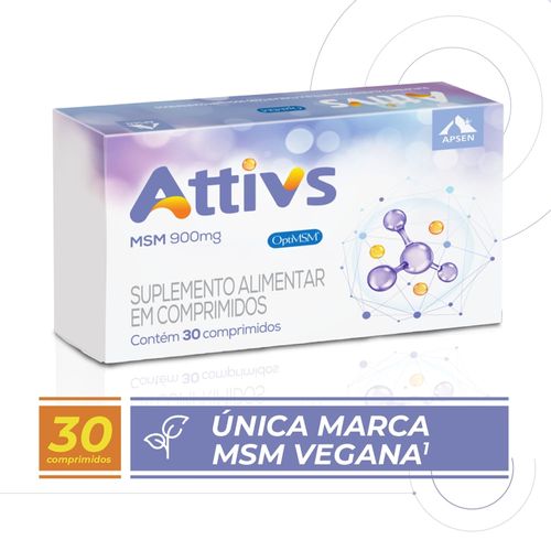 Attivs 900mg Com 30 Comprimidos