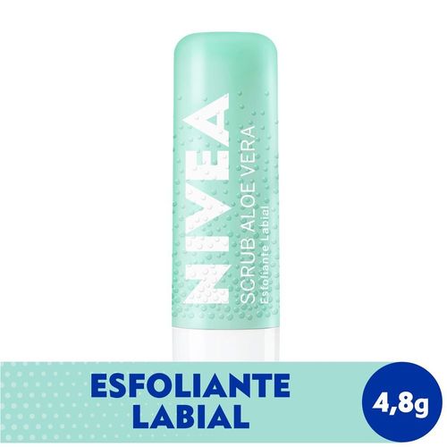 Esfoliante Labial Nivea Scrub Aloe Vera + Vitamina E 4,8g