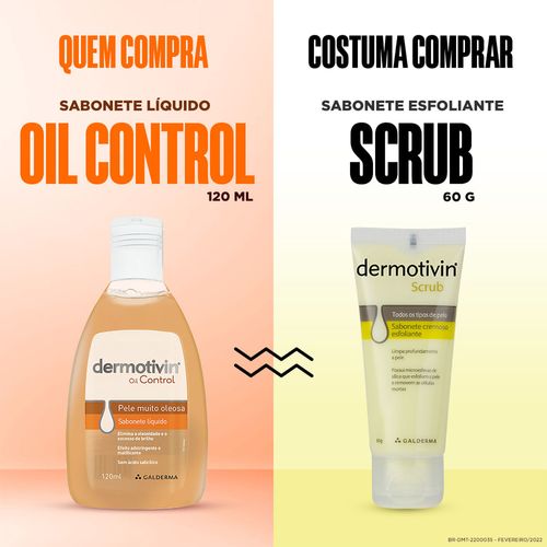 Dermotivin Control Sabonete Líquido 120ml