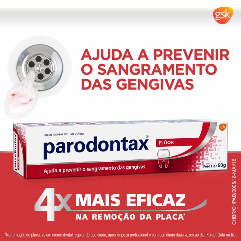 Creme Dental Parodontax Com Flúor 90g