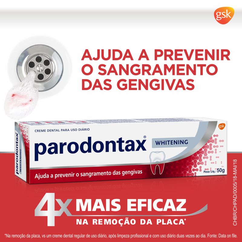 Creme Dental Parodontax Whitening 50g