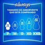 Absorvente Always Super Proteção Seca Com Abas 16 Unidades