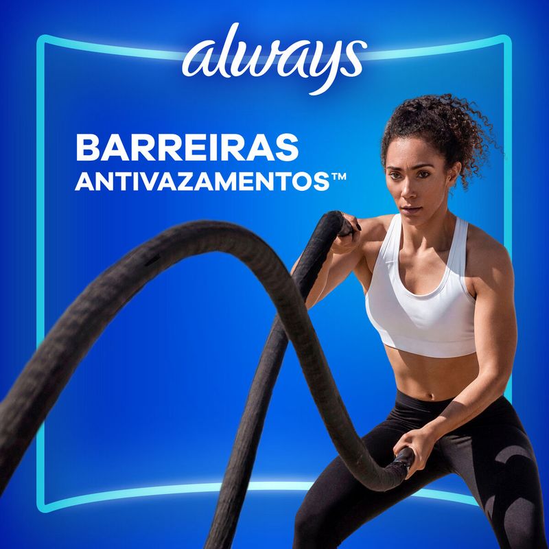 Absorvente Always Super Proteção Seca Com Abas 16 Unidades