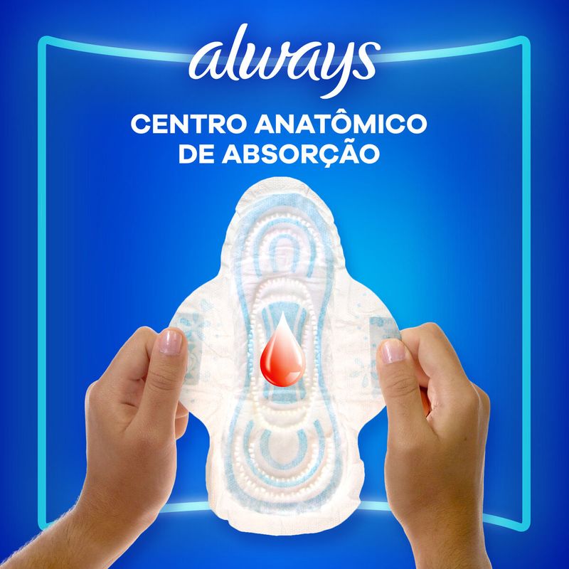 Absorvente Always Super Proteção Seca Com Abas 16 Unidades