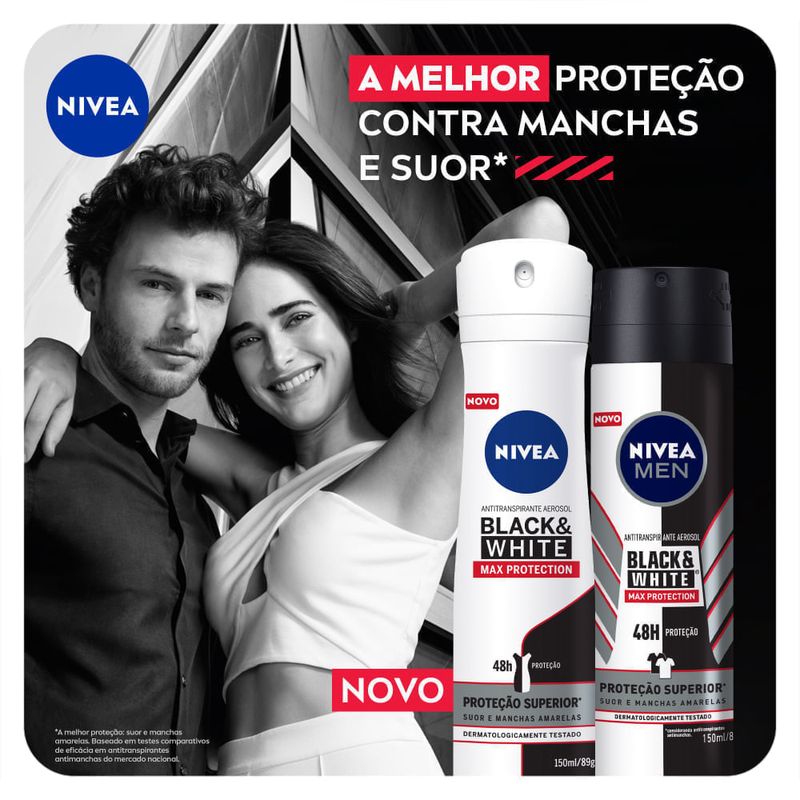 DESODORANTE AEROSOL NIVEA ACTIVE DRY COMFORT LEVE MAIS PAGUE MENOS - Disfer