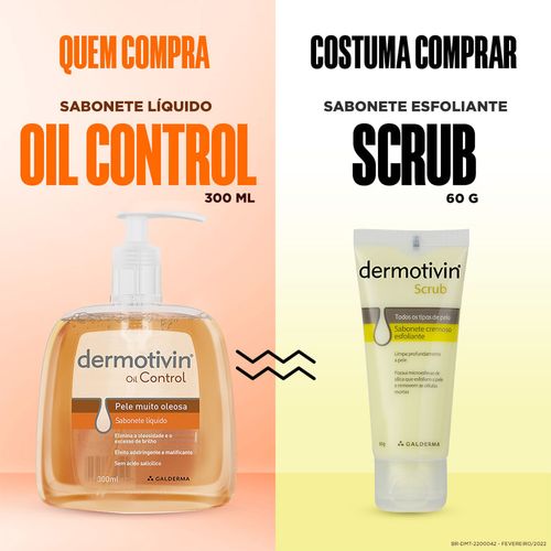 Dermotivin Control Sabonete Liquido 300ml