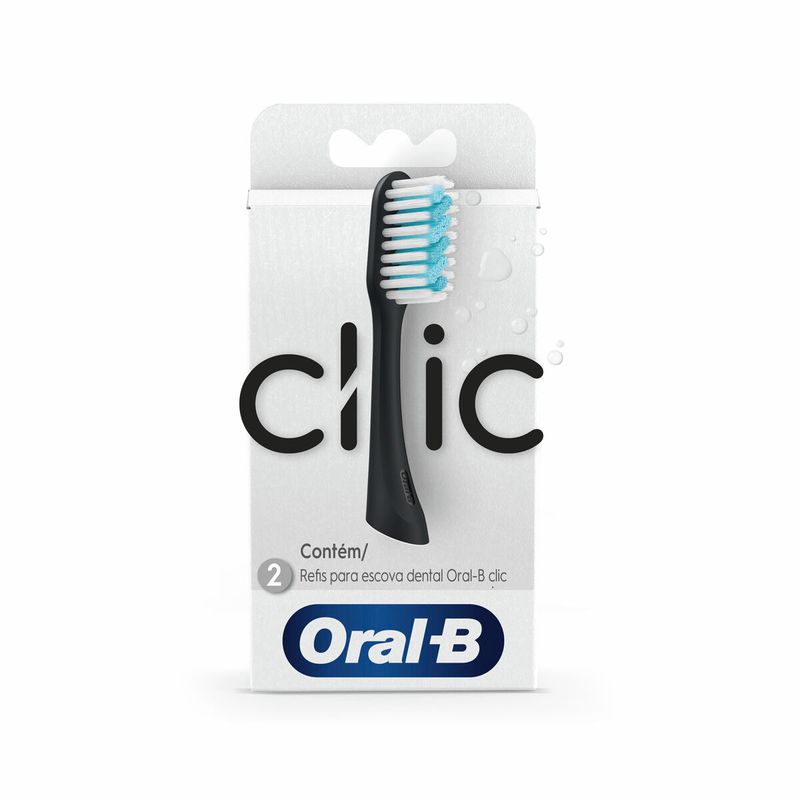 Refil Para Escova Dental Oral-B Clic 2 Unidades - Pague Menos