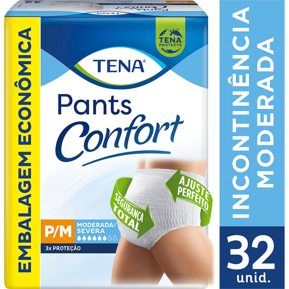 Roupa Para Incontinência Tena Pants Dermacare Tamanho G/Eg Com 24 Unidades  - Pague Menos