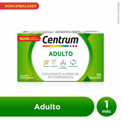 Centrum  Multivitaminico adulto com Vitaminas de A a Z,  30 Comprimidos