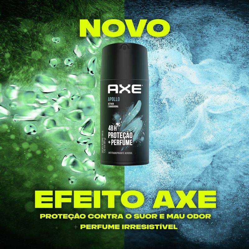 Antitranspirante Aerosol Axe Apollo 150 Ml - Extrafarma