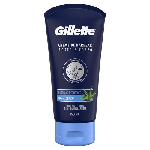 Creme De Barbear Gillette Proteção E Conforto 150ml