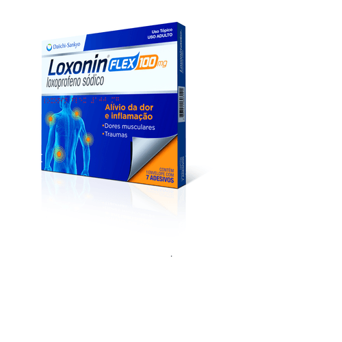 Loxonin Flex 100mg Com 7 Adesivos
