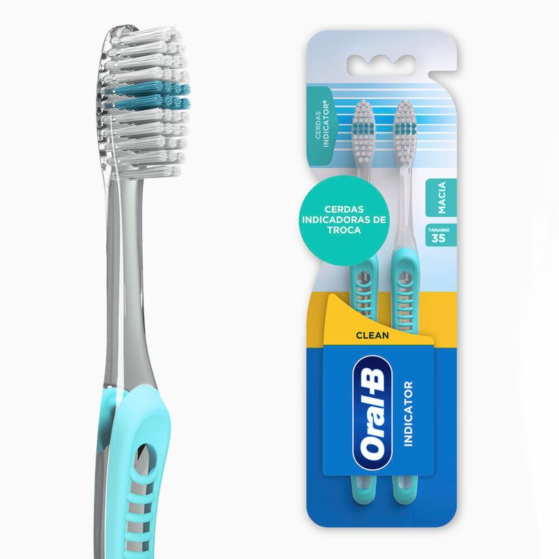 Oral-b Clean Indicator Escovas Dental Macia 2 Unidades - Extrafarma