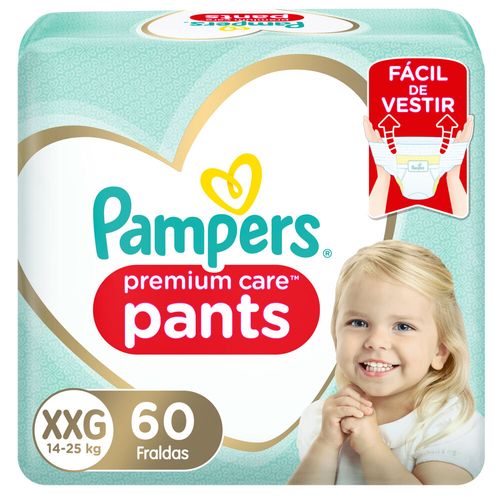Fralda Pampers Pants Premium Care Tamanho Xxg Com 60 Unidades