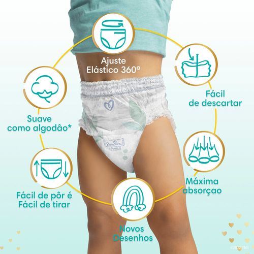 Fralda Pampers Pants Premium Care Tamanho Xxg Com 60 Unidades