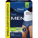 Roupa Íntima Descartável Tena Pants Men G/Eg Pacote Com 16 Unidades  Embalagem Econômica - Extrafarma