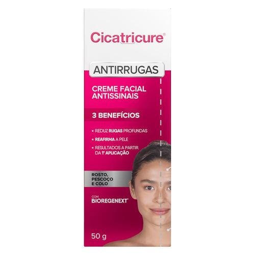 Cicatricure Antissinais Creme Facial Com 50g