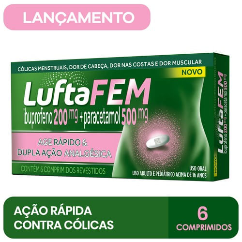 Luftafem Carton Com 6 Comprimidos Revestidos