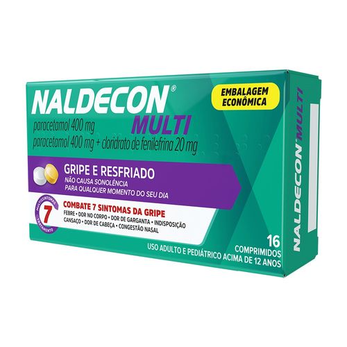 Naldecon Multi Com 16 Comprimidos