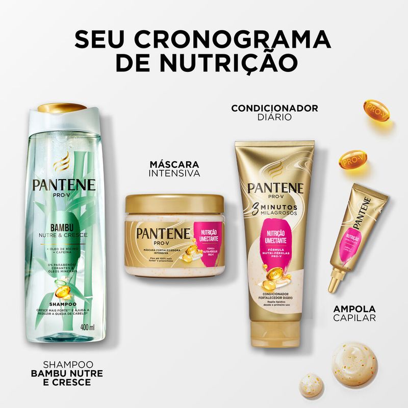 Máscara Capilar Intensiva Pantene Pro-V Nutrição 270ml - Drogarias