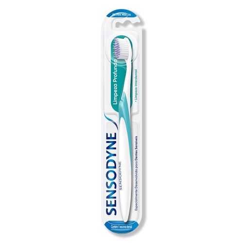 Sensodyne Limpeza Profunda Escova de Dente Extra Macia para Dentes Sensíveis