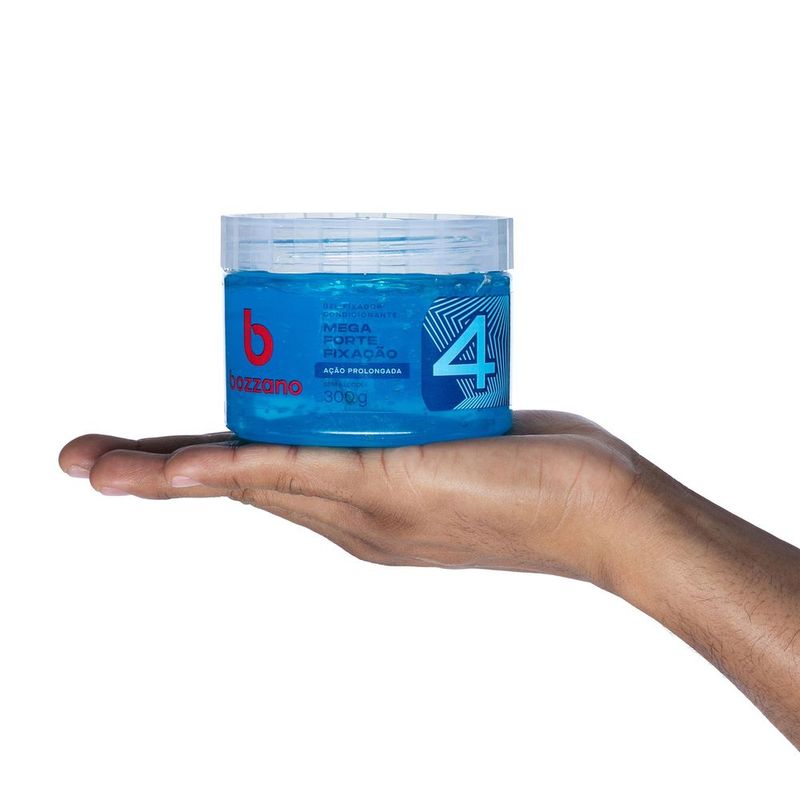 Gel Capilar 300g Ação Prolongada Azul Bozzano