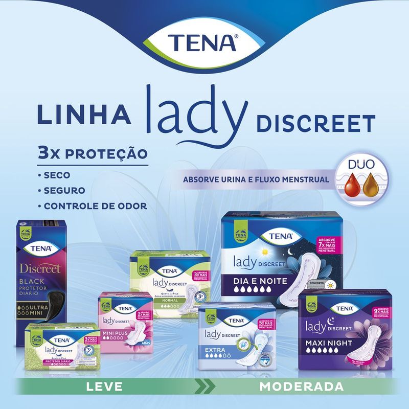 Absorvente Para Incontinência Urinária Tena Lady Discreet Maxi