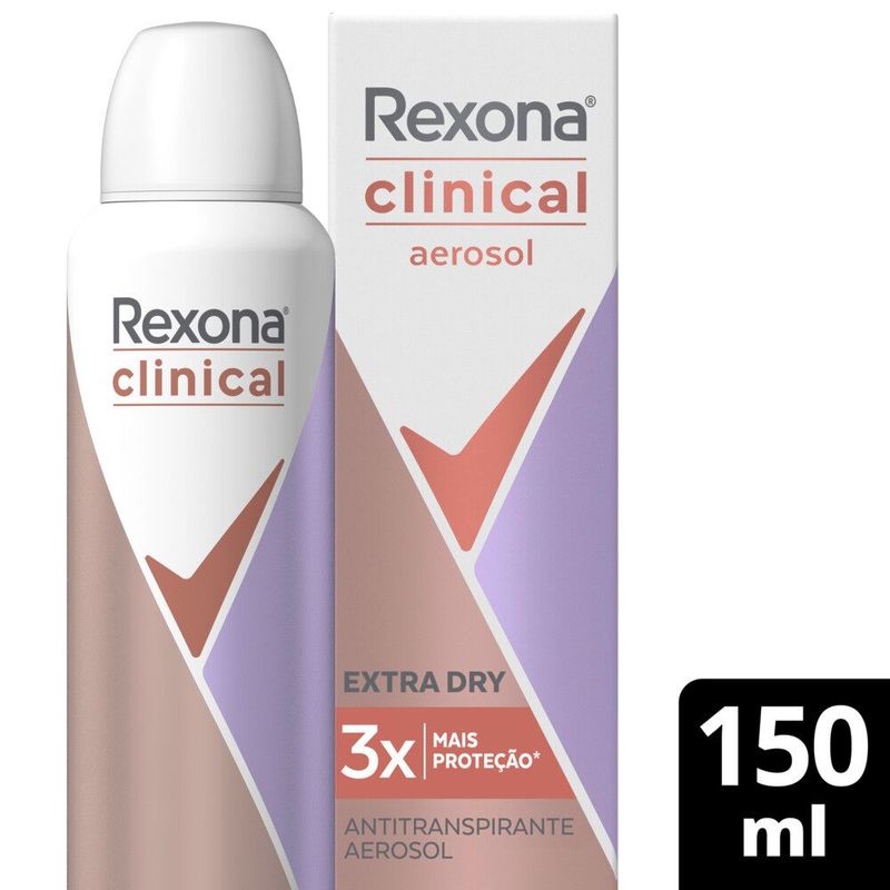 Desodorante Antitranspirante Rexona Clinical Classic 48 g - Pague Menos