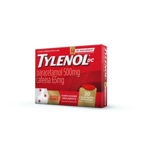 Tylenol Dc 1g Multiplas Dores Com 20 Comprimidos