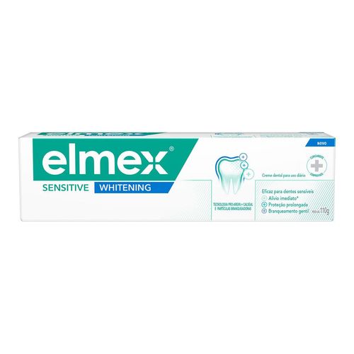 Creme Dental Para Sensibilidade Elmex Sensitive Whitening 110g